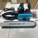 Motosierra Eléctrica Makita de 16 pulgadas para madera - Facilita cortes rápidos y seguros en el jardín
