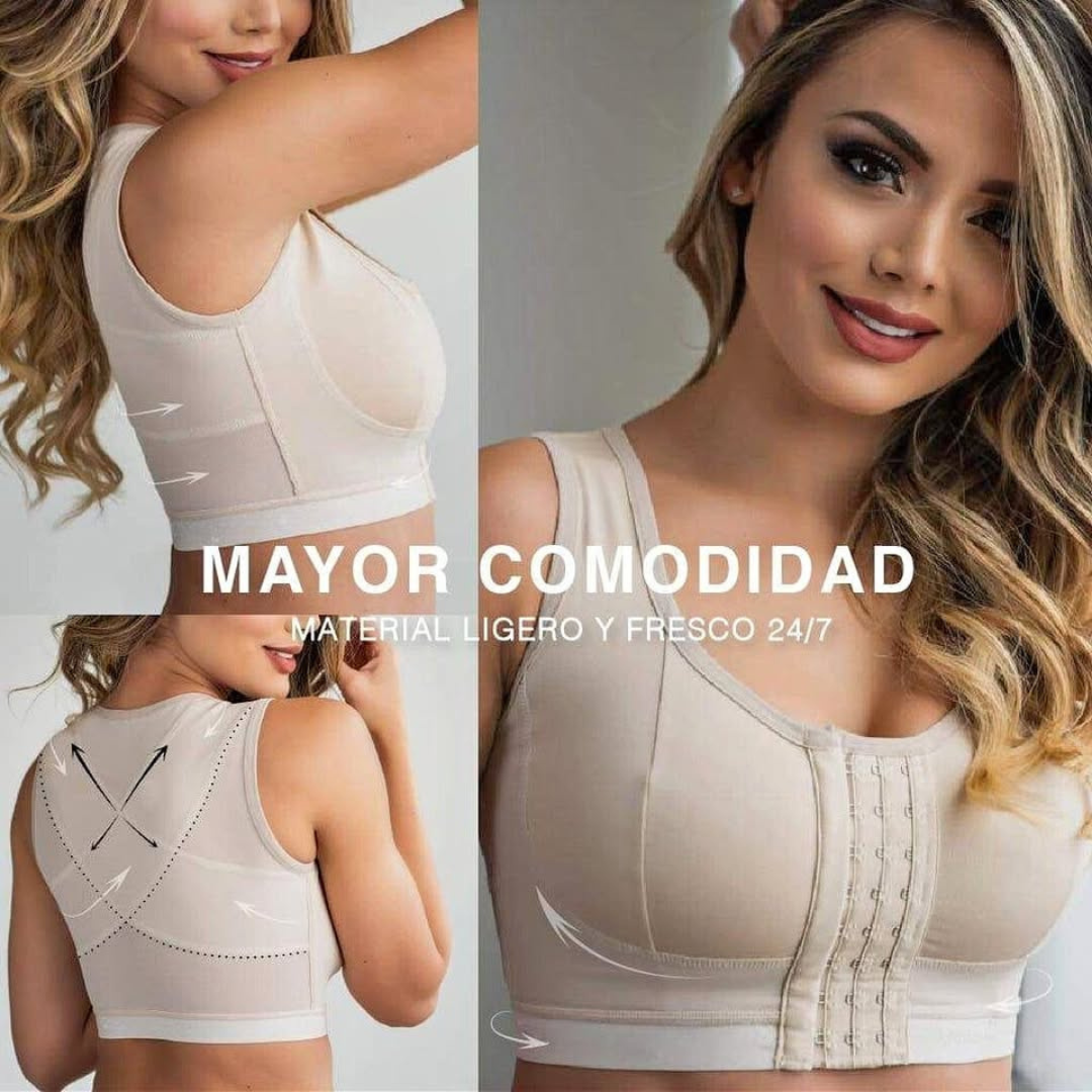 Sujetador Corrector de Postura con Realce y Soporte Ergonómico - Alivia la tensión en espalda y hombros durante todo el día