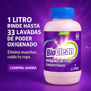 Set x2 Oxígeno Activo Líquido Concentrado Multiusos Sin Cloro - Elimina bacterias y manchas protegiendo las telas