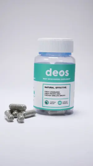Desodorante natural en cápsulas suplemento neutralizador de olores - Controla el aroma corporal desde el interior y mantiene tu frescura diaria