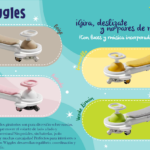 Carro giratorio infantil Wiggle rosado con volante, asiento texturizado y ruedas, sin pedales para diversión en interiores y exteriores