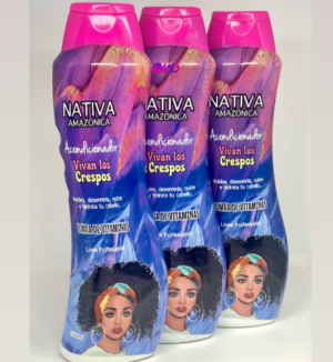 Acondicionador para cabello rizado y crespo Vivan Los Crespos 1000 ml - Nutre y desenreda profundamente cada rizo