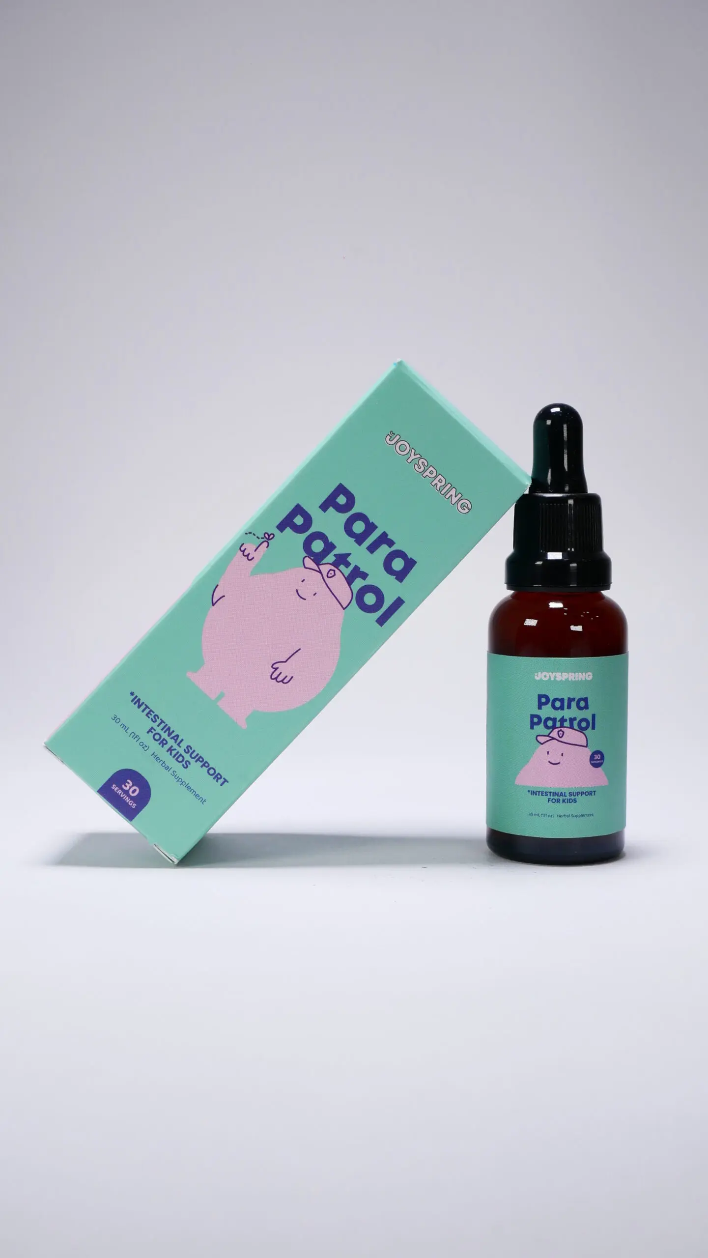 Set x2 Suplemento herbal líquido para niños con parásitos - Apoya la salud digestiva y elimina lombrices intestinales de forma natural