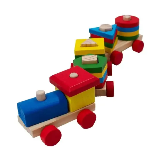 Tren de Madera Didatico - Imagen 4