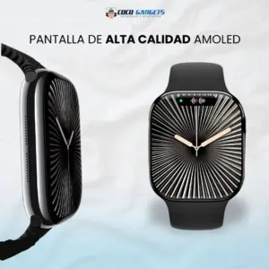 Smartwatch Serie 10 Pro con monitor de salud y llamadas - Gestiona tu productividad diaria sin sacar el teléfono