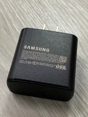 Set x2 Cargador Samsung 45W de pared USB-C Power Delivery - reduce el tiempo de espera cargando tus dispositivos rapidamente