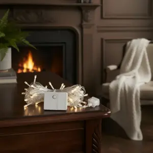 Set x4 Luces lineales de navidad de 7 metros con control de secuencia - Transformas cualquier habitación instantáneamente con ambientes cálidos