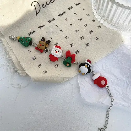 Pulsera Colorida Navidad Dijes 3D - Imagen 2