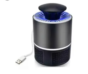 Set x2 Lámpara mata moscos eléctrico UV con succión USB para interiores - Protege tu hogar de insectos sin químicos