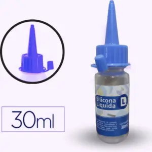 Silicona líquida adhesiva transparente 30 ml para manualidades y reparaciones - Logra uniones flexibles y duraderas en múltiples superficies
