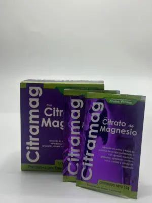 Citramag Citrato de Magnesio en Polvo con Proteína de Arveja - Favorece la relajación muscular y mejora el descanso nocturno