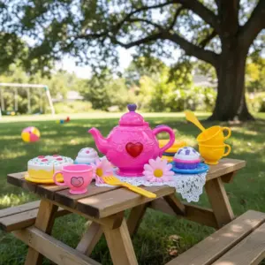 Set de té infantil de juguete para niños - Estimula la imaginación y las habilidades sociales