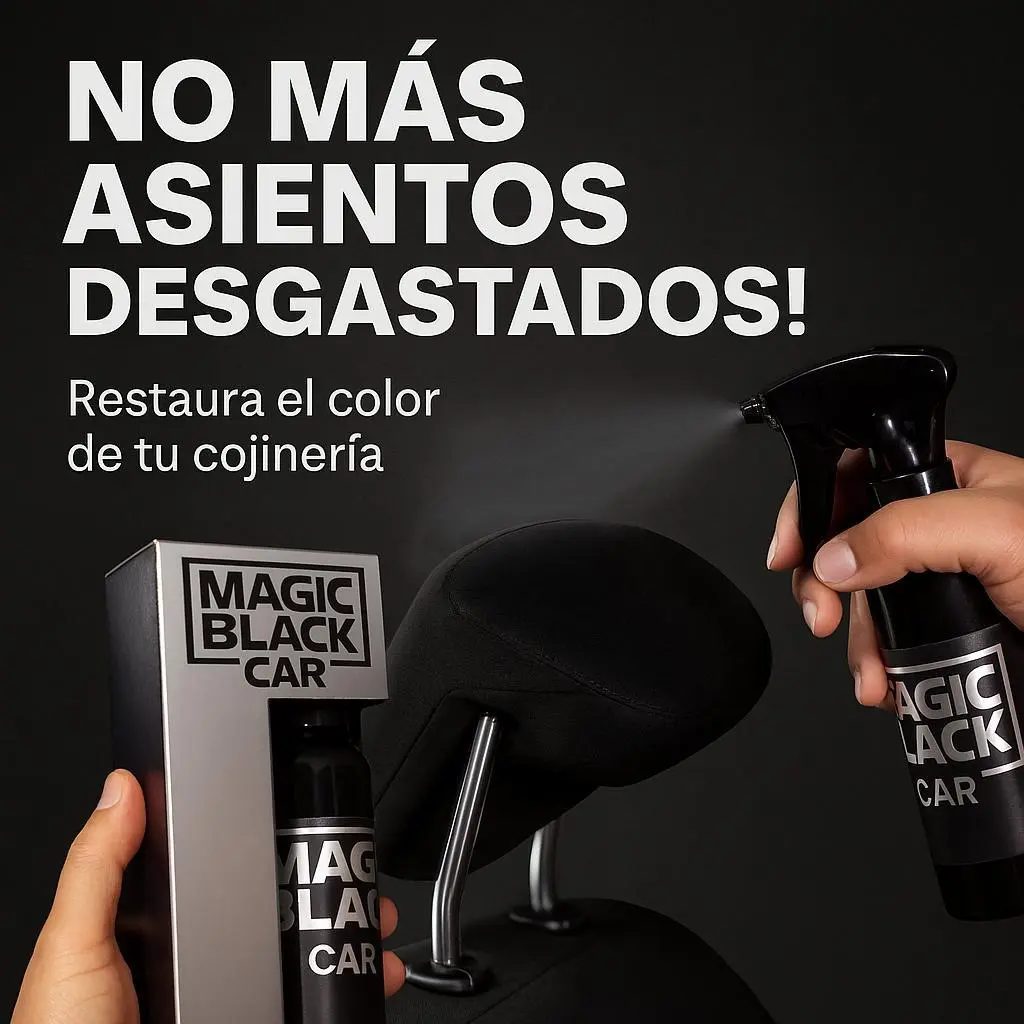 Restaurador Cogineria Carro Magic Black - Imagen 2