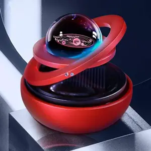 Hidrodifusor solar de aromaterapia para carro con diseño 3D - Purifica y perfuma el habitáculo durante tus viajes