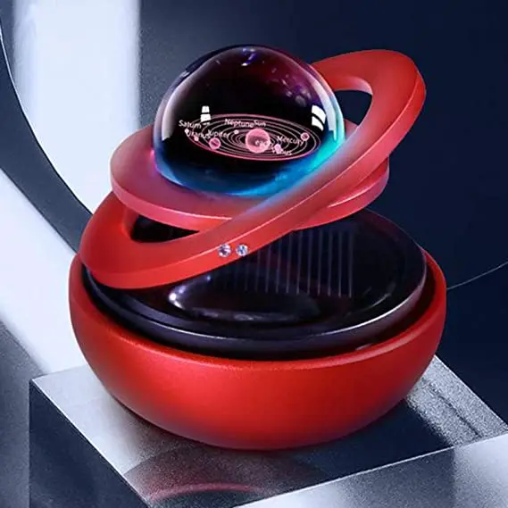 Hidrodifusor solar de aromaterapia para carro con diseño 3D - Purifica y perfuma el habitáculo durante tus viajes