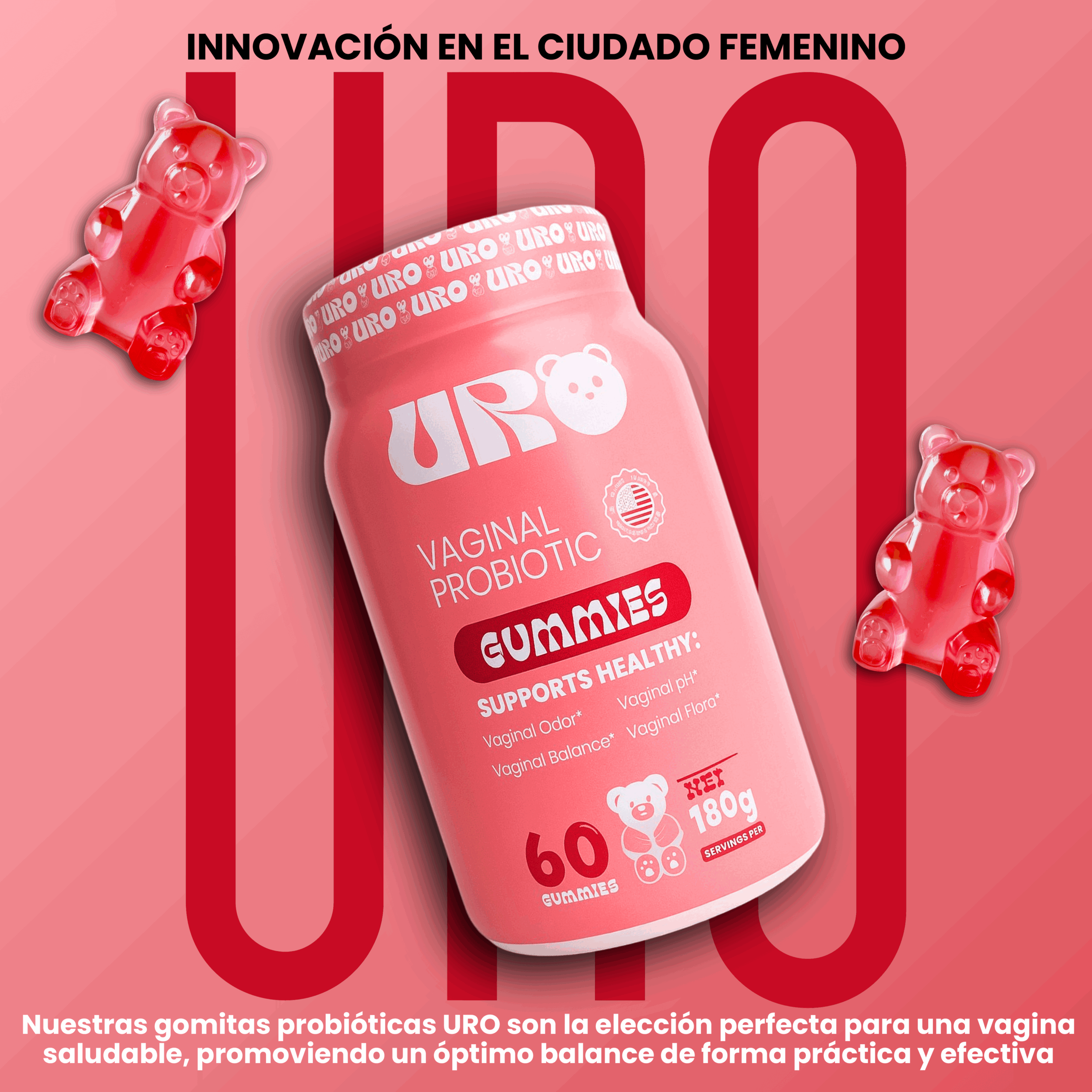 Uro Gomitas Envase de 60 Gomitas - Imagen 6