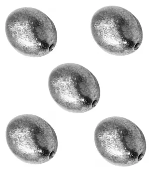 Set x5 Plomada de pesca de metal 3/8 paquete x6 - alcanza la profundidad perfecta en cada lance