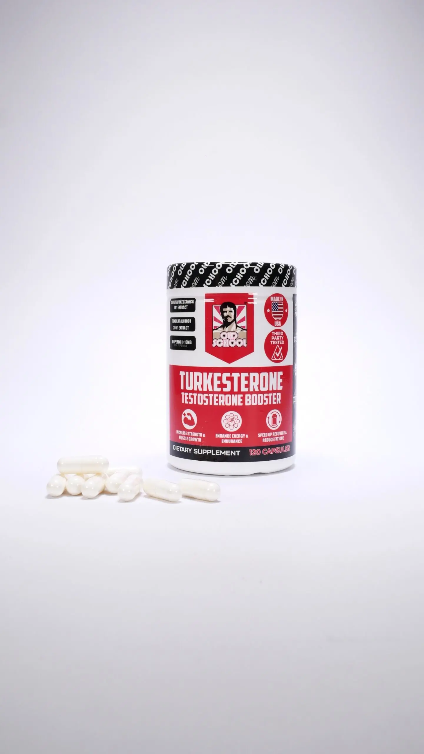 Set x2 Turkesterone con Tongkat Ali Extracto Natural - Aumenta tu fuerza y acelera la recuperación muscular - Imagen 3