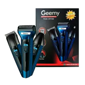 Patillera Geemy 3 en 1 recargable para barba cabello y vello facial - logras un aseo personal impecable en cualquier lugar de forma sencilla