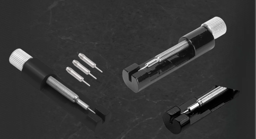 Reloj analógico de acero inoxidable con herramienta de ajuste - Disfruta de un estilo impecable y una medida perfecta en tu muñeca