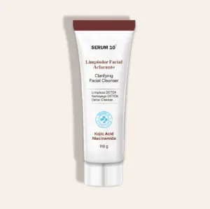 Jabón Facial Aclarante con Ácido Kójico y Niacinamida Serum 10 - Elimina manchas y unifica el tono de la piel
