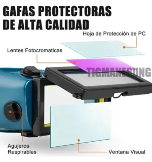 Lentes Soldadura con Autooscurecimiento