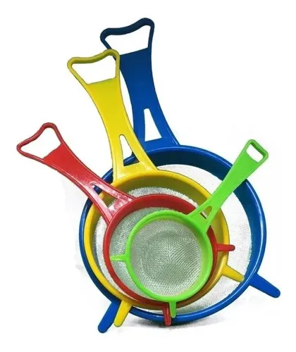 Juego de Coladores de Malla 4Und Plastic - Imagen 4