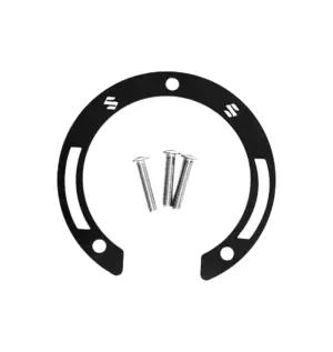 Set x2 Protector de tapa de gasolina en acero inoxidable para moto Vstrom Sx - Protege la pintura del tanque contra rayones diarios