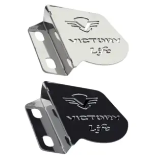Set x2 Protector de caliper en acero inoxidable para moto Victory Life - Resguarda la pinza de freno contra impactos y suciedad