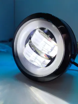Faro LED redondo 3 pulgadas 40W para moto y carro - Ilumina tus trayectos nocturnos con máxima potencia