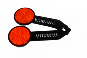 Set x2 Traga luz guarda barro Yamaha Fz de acero inoxidable - Aumenta la visibilidad nocturna y realza la estética frontal