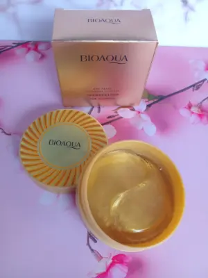 Set x2 Parches de ojos de oro con colágeno y vitamina E - Iluminan la mirada y reducen las líneas de expresión