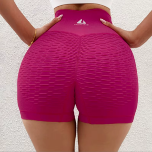 Short de lycra deportiva push up de cintura alta - Moldea tu figura y realza tus glúteos entrenando
