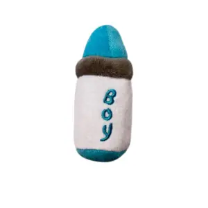 Peluche para perros y gatos en forma de biberón con sonido - Estimula la diversión diaria de tu mascota