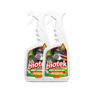 Set x2 Desengrasante ecológico para asadores Biotek 500 ml - Elimina la grasa quemada sin dañar las superficies metálicas