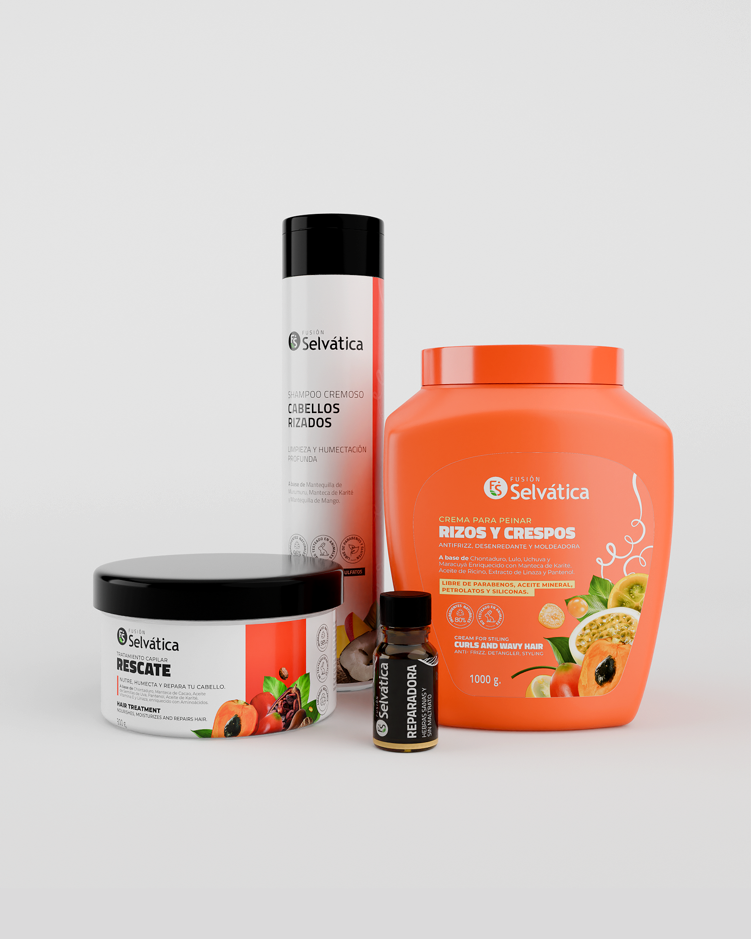 Kit Cuidado Integral Curly Chontaduro