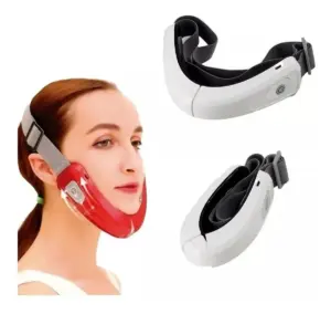 Reductor de Papada Eléctrico con Terapia de Luz y Vibración - Define tu mandíbula y tonifica la piel facial en casa