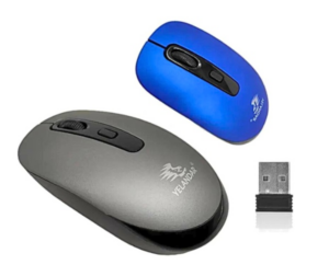 Set x2 Mouse Inalámbrico W83 Ergonómico con Receptor USB - Mejora tu productividad diaria trabajando sin cables
