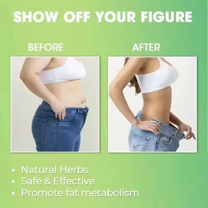 Parche adelgazante para abdomen y cintura en set de tres unidades, antes y después con resultados visibles de pérdida de peso y piel tonificada