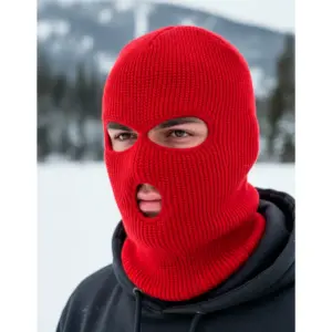 Set x2 Pasamontañas balaclava térmico de tres huecos para frío - Protege tu rostro y cuello contra el viento extremo