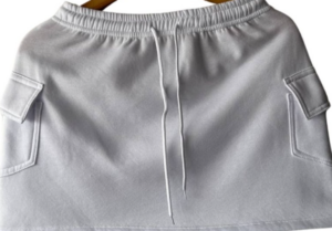 Set x2 Falda casual de algodón perchado tipo cargo - Disfruta máxima comodidad y libertad al caminar