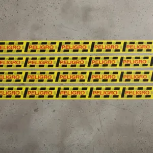 Cinta de Advertencia Peligro 200Mt X 7Cm