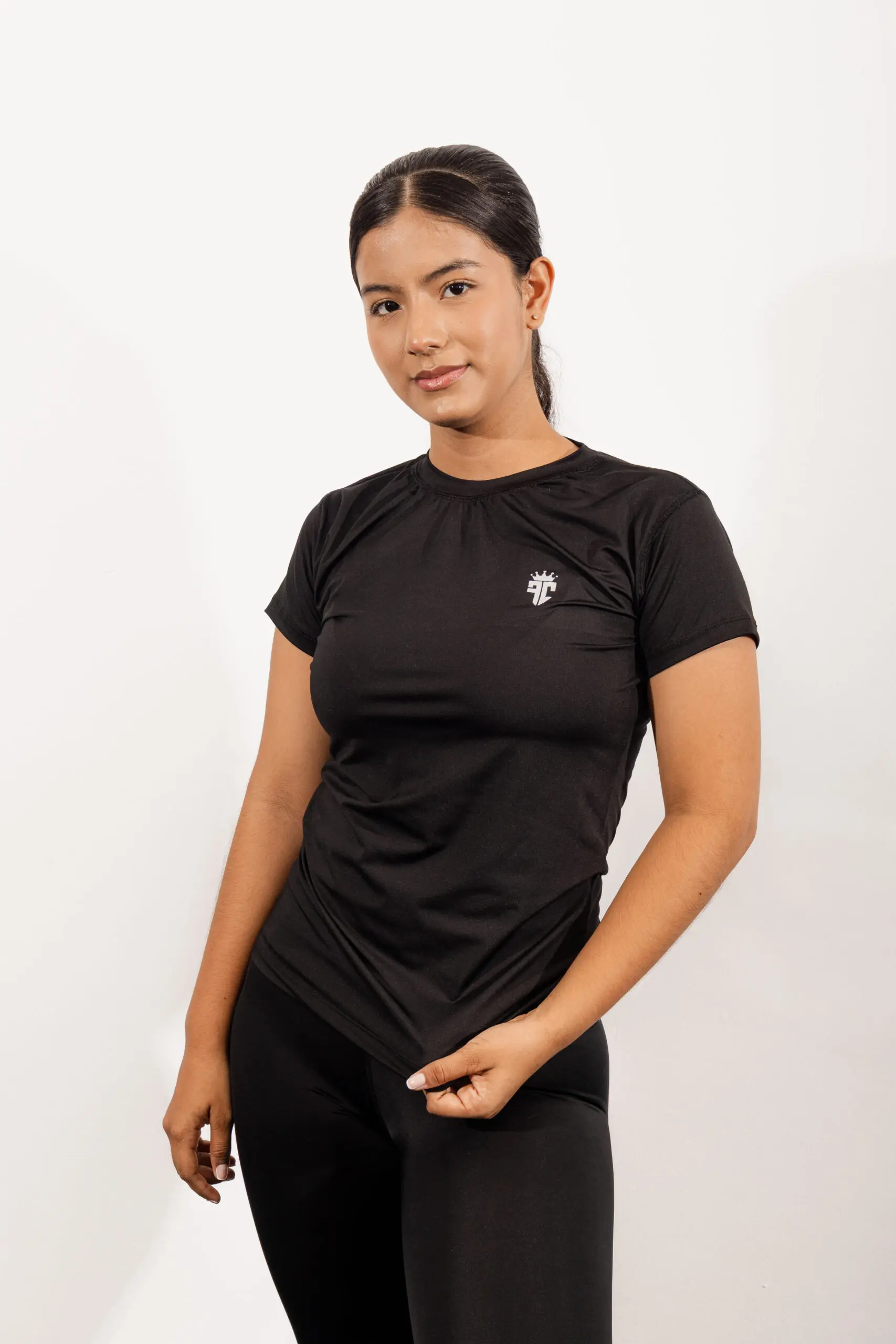 Camiseta Deportiva Negra - Imagen 2