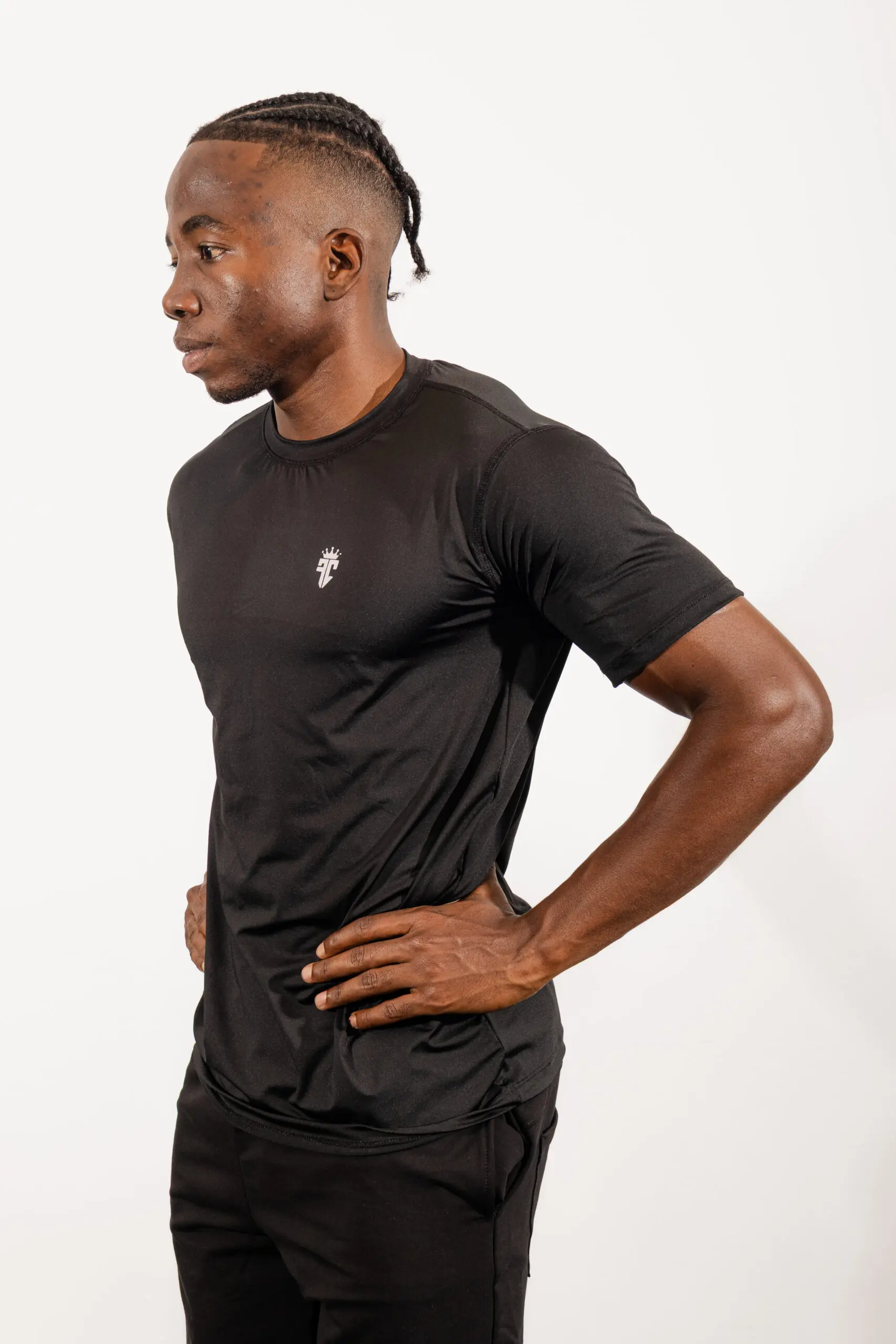 Camiseta Deportiva Negra
