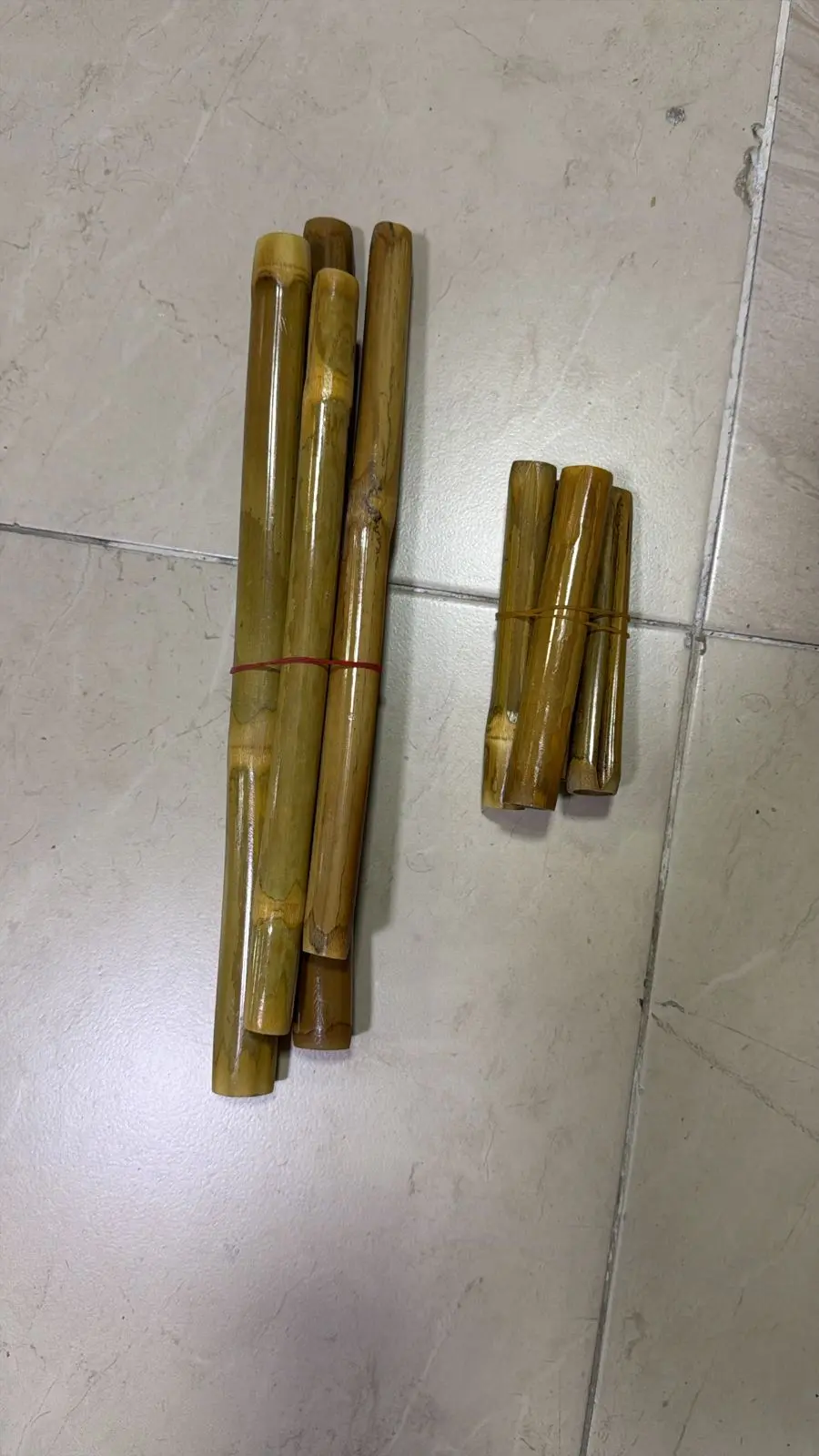 Kit Bambuterapia Profesional con 8 Varitas de Bambú Natural - Estimula la circulación y alivia tensiones musculares profundas - Imagen 2