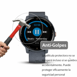 Set x2 Protector de pantalla para reloj de hidrogel flexible y transparente - Absorbe impactos diarios para prevenir rayones superficiales