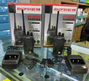 Radio Portátil Baofeng BF-888S de 16 Canales - Facilita la comunicación estable en obras y eventos