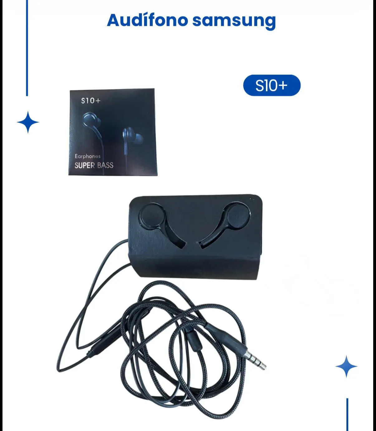 Audífonos Samsung S10 con jack 3.5 mm y micrófono - Disfruta llamadas claras y graves profundos todos los días - Imagen 3
