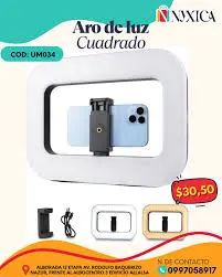 Aro de Luz Rectangular RGB 20W - Ilumina tus videos con luz uniforme y colores vibrantes - Imagen 8
