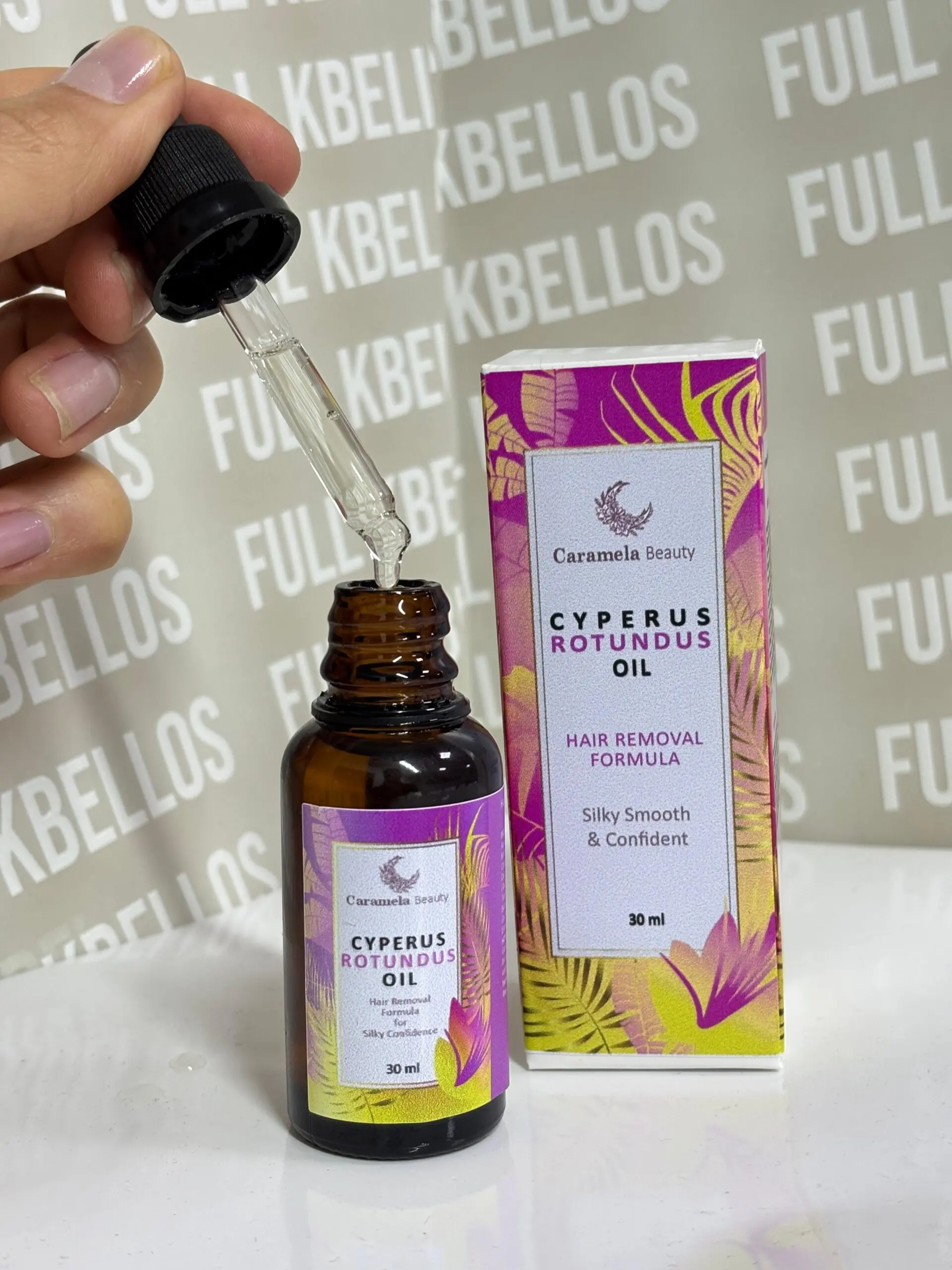 Aceite reductor de vello Cyperus Rotundus 30ml Kit 2 Unidades - Reduce el crecimiento corporal y suaviza la piel naturalmente
